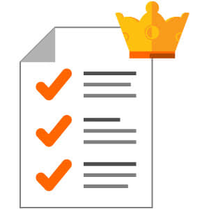 Liste mit positiven Vorteilen beim Autoankauf