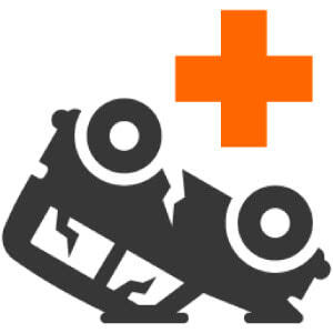 Icon - kapitaler Schaden am Fahrzeug beim Auto Ankauf in jedem Zustand